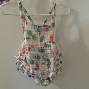Angel dear tropical sunsuit bubble romper